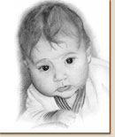 View Gallery - baby pencil portrait
