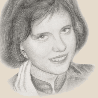 personalised birthday gift - pencil portrait from photo